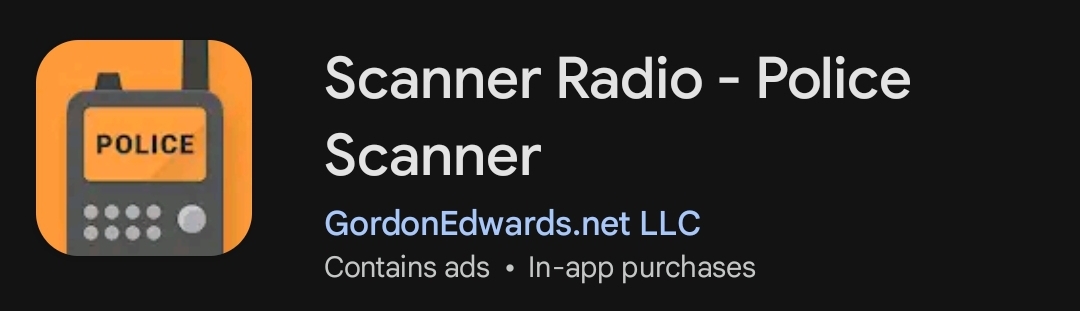 Scanner Radio App for Android